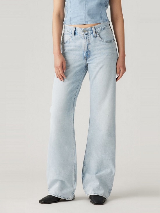 Levis Women's '94 Baggy Bootcut Jeans Denim